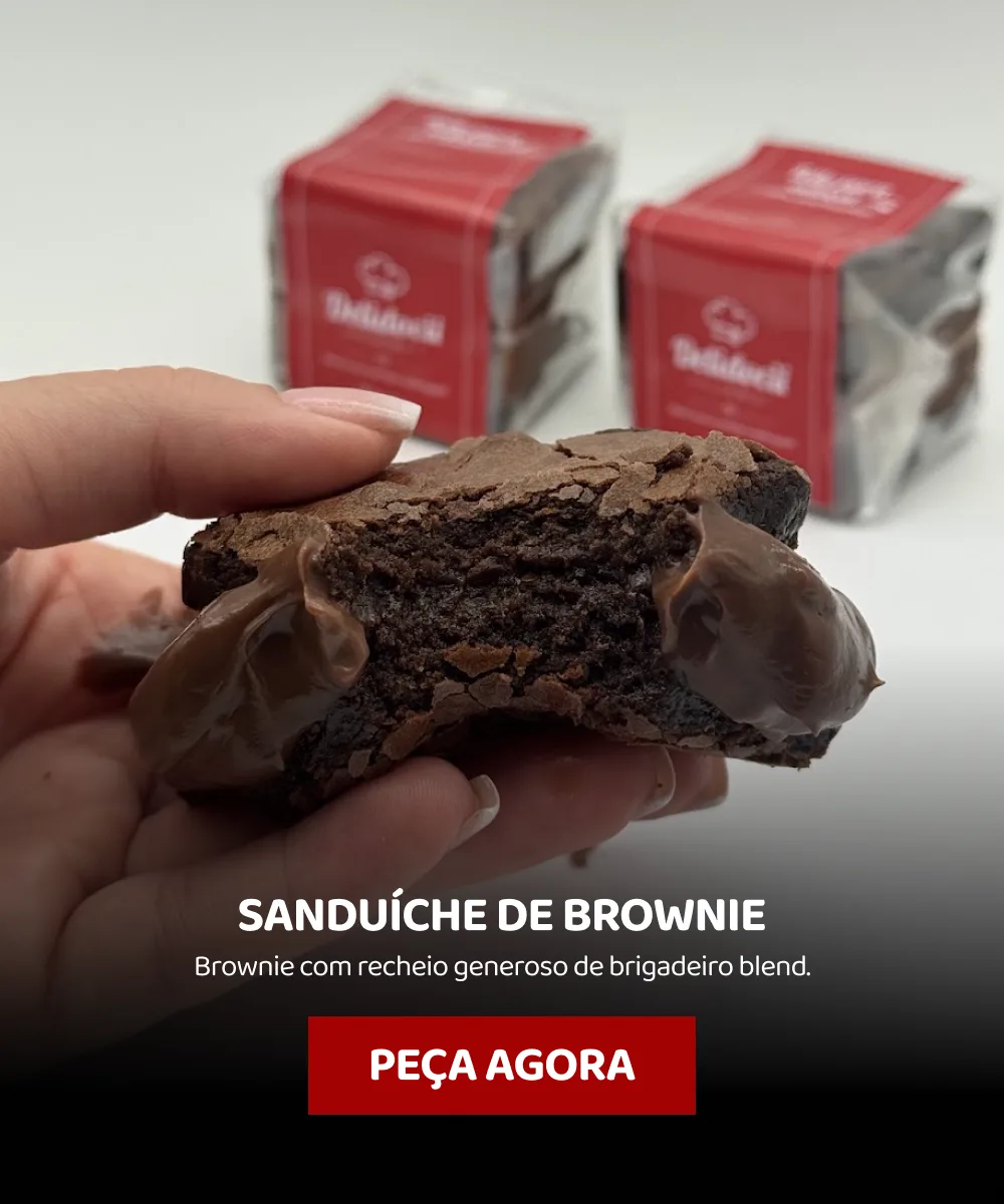 Sanduíche de Brownie